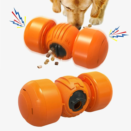 Large Dog Slow Feeder Toy – Adjustable Food Dispenser & Interactive Chew Ball
