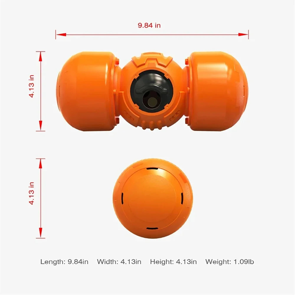 Large Dog Slow Feeder Toy – Adjustable Food Dispenser & Interactive Chew Ball