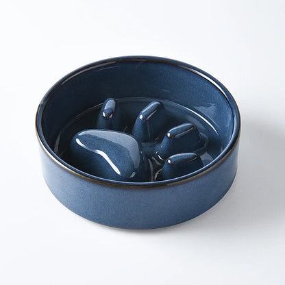 Slow Ceramic Food Bowl  for Dogs and Cats