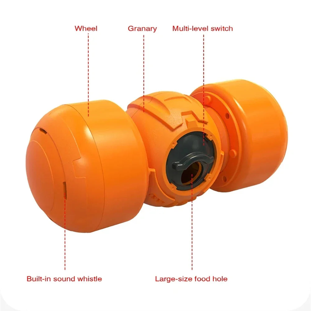 Large Dog Slow Feeder Toy – Adjustable Food Dispenser & Interactive Chew Ball